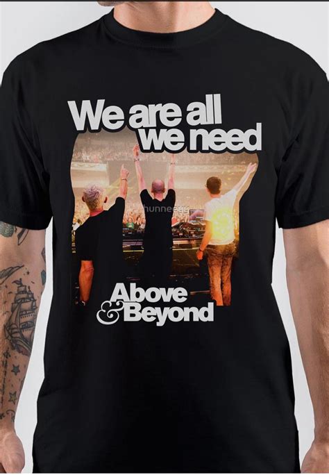 above & beyond t shirt|above vs on.